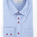 Maßhemd Vittora, blau