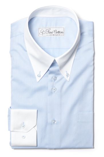 Maßhemd Bovelino, hellblau