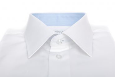 Maßhemd Bovelino, weiß - Kontrast Davout